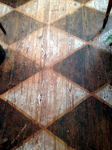 Diamond Painted Floor